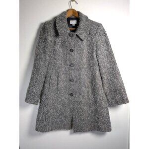 Y2K Pendleton Coat Womens Size Medium Wool Mohair Academia Preppy Capsule Winte